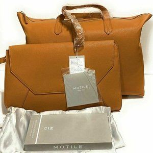NWT MOTILE™ Vegan Leather Commuter Tote Bag with W